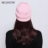 MOSNOW Women039s Hats Wool Casual Autumn Winter New Double Layer Thick Knitted Hats For Girls Skullies Beanies MZ7255961261