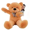 5 kleuren gigantische 160cm 180cm 200 cm grote teddybeer knuffel grote gevulde speelgoed kind baby levensgrote doll meisje kerstcadeau