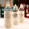 2016 New white color Bird Cage Decoration Candle Holders metal lantern candelabra Wedding Candlestick home wedding decor