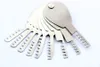 9pcs Folding Comb Lock Picks Tool Stainless Steel Lock Pick Set Double Sided Lock Opener Locksmith Tools
