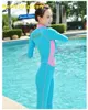 Good quality Teenagers039 long sleeve antiUV diving wetsuit one piece snorkelling Scuba diving clothes swimming wear6267070