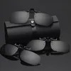 Fashion sunglasses 3 colors Clip Unisex Ultra-light Lens On Sunglasses UV400 Driving goggles With packaging Free DHL FedEx