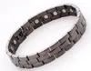 316L stainless steel men's health magnetic energy link chain bracelets 4 in 1 inlay factory wholesale