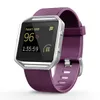 Melhor Qualidade 8 Cores de Luxo Pulseira de Silicone Pulseira Substituição Pulseira de Silicone Para Fitbit blaze Pulseira de Relógio Inteligente