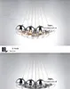 lampes boule de cristal modernes lampes suspendues en verre cluster lustres suspendus éclairage d'escalier éclairage de salle lustre en cristal suspension