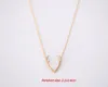 10pc Deer Horn Antler Necklace Jewelry Elegant Horn Pendant Necklace Women Simple Chain Pendants Necklaces Wedding Christmas Gifts232j