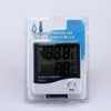 Indoor kamer LCD elektronische temperatuur vochtigheidsmeter digitale thermometer hygrometer weerstation weerstation wekker