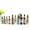 Creative Portable Beer Bottles Shaped Rasta Tobacco Rörmetall Aluminium Rökpipor för bra presentbord gratis frakt grossist