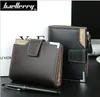 Versión Baellerry de la cartera casual de hombre una cartera multifuncional con cremallera y triple bolsillo