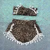 12color Baby Kleinkind Mädchen Leopard Flora Pompon Shorts Sommer Mädchen Stirnband Floral Pom Pom Shorts Mädchen Kleinkind Shorts aztekische Pom Pom Shorts