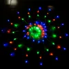 Waterproof RGB Spider LED Net String 1 2M 120 LED Colorful Light Christmas Party Wedding LED Curtain String Lights Gadern Lawn Lam281s