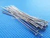 Wholesale-1000pcs 50mm 2 inch (2") Silver tone/White K Flat Head Headpins Charm Findings,Jewelry Making,DIY Components,Nickel free