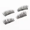 Genailish 6D Магнитные Ресницы Ресницы Ложные Natural Long Полный Strip Lashes Магнит Hand Made ресницы