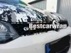 White Black Ubran Digital Tiger Camo Vinyl Car Wrap With air bubble Free Pixel Camouflage Graphics Car Sticker Film 1.52x10m/20m/30m