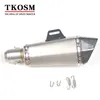 TKOSM Silenziatore di scarico modificato per scooter moto per Yamaha per Kawasaki 2006-2010 Suzuki GSXR GSX-R 600 750 K6 K7 K8 K9