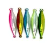 30PCS WHOSALE 60G 40G 30G 20G Metall Jig Ocean Fiske Lures Bly Baits Metal Baits Metallica Sea Fiske Leurre Saltwater Fiske Tackle