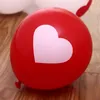 100 Stück Latex-Luftballons mit rotem Herz, rund, für Party, Hochzeit, Dekoration, alles Gute zum Geburtstag, Jahrestag, Dekoration, 30,5 cm