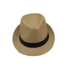 Najtańsza sprzedaż 20 szt. Mężczyźni kobiety chlidren słomki czapki miękkie fedora panama czapki na zewnątrz plaż