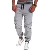 Wholesale-PUNKOOL Men Gym Sweat Pants 2016 New Fashion Loose Cotton Casual Mens Joggers Sweatpants Tracksuit Sport Men Trousers Hombre