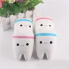 Novelty Squishy tooth Slow Rising Kawaii 10.5cm Soft Squeeze Cute Cell Phone Strap Toy gift Stress Toys for children Decompression toys 150