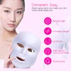 LED FACIAL MASK 7 FÄRGOR PDT Photon Face Hud Föryngring Wrinkle Removal Electric Anti-Aging Mask Therapy Spa Beauty Machine