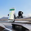 Soporte Universal para teléfono móvil de coche soporte ajustable para salpicadero de parabrisas de ventana de 360 grados para todos los soportes de GPS para teléfono móvil