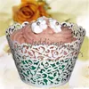 Free shipping 1000PCS Laser Cut Pearl Paper Lace Cupcake Wrapper Wedding Party Shower Cupcake Package Supplies Ideas