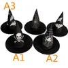 Halloween Witch Hats Caps Kostuums Cosplay Props Party Adult and Child Decorations Ornament Accessoires Prop Scary, 8 Item U kunt kiezen