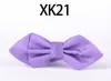 Flèche noeuds papillon 11.5 * 6cm solide bowknot 25 couleurs Cravate pour hommes Cravate professionnelle pour la fête des pères Cravate Cadeau de Noël TNT gratuit FedEx