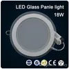 SMD5730 glass led downlight round Ceiling Lighting 18W Panel Recessed Downlight AC85-265V high bright LED indoor light