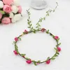 Bohemian Hair Crowns Flower Headbands Women Artificial Floral Hairbands for Girls Hair Accessories Beach Wedding Garlands