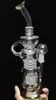 2023 facebook hot Hitman hookahs Glass bubbler toro bong with smokey accent Glass Vapor Rigs Oil rig Glass Recycler water pipes with 18.8mm joint