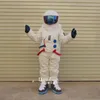 2018 Factory Direct Space Suit Mascot Costume astronauta Mascot Costume z plecakiem z logo rękawiczkami ADU218L