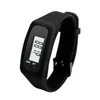 Digital LCD-pedometer LED Sport Watch Run Steg gångavstånd Calorie Counter Wrist Watch Armband