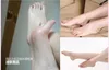 Rolanjona mjölk bambu ättika fötter mask peeling exfoliating död hud ta bort professionella fötter mask fotvård gratis frakt