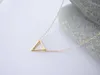 10PCS Tiny Open Triangle Necklaces Chevron Triangle Outline Necklace Simple Geometric V Necklace for Women