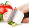 O envio gratuito de Cozinha Cozinhar Ferramentas Aço Inoxidável Dedo Protetor de Mão Guarda Design Personalizado Chop Segura Faca Fatia