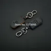 Hand Stitched Leather Car Key Case Cover Mazda 2 Mazda 3 Mazda 5 Mazda 6 Mazda 8 4 Buttons Folding Key Fob Keychain