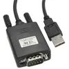 500pcs USB to 9 Pin RS232 RS-232 serial port com adapter cable converter Y-105 USB to Dual Chip DB9 GPS PL2303 + ADM211 1M / 3ft