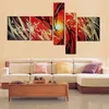 Abstract art Paintings Modern Oil Painting Home Decoration beautiful passion High Q. Abstract Wall Oil Painting on canvas 5pcs/set