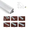 100 X 2M sets/lot 30 degree angle shape aluminum profile led strip light V type led aluminium channel for led closet light