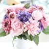 Artificial flowers bouquet wedding decorations flowers Bright colors the bride holds flowers can be repeated used