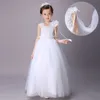 Super tanie eleganckie sukienki ślubne ślubne sukienki na druhen letni biały tiul imprez