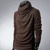 Ropa de punto para hombre al por mayor Suéteres Suéteres Hombres Suéter sólido Ropa de abrigo masculina Jumper Blusa Masculina Suéteres de cuello alto MQ208