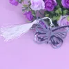 Butterfly Bookmarks Metal With Tassels Stationery Gifts Wedding Favors Stainless Steel 600PCS/LOT