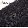 Brazilian Virgin Hair Kinky Straight Hair Extensions Weave Weft 8-34 3PPCS/Lot Natural Black Color