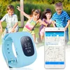 Q50 Smartwatches Enfants Anti Perte GPS Tracker Montre Pour Enfants Sos GSM Application De Téléphone Mobile Pour iOS Android Smartwatch Bracelet Alarme 1pc Lot