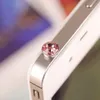 2000pcs/lot Luxury Phone Accessories Small Diamond Rhinestone 3.5mm Dust Plug Earphone Plug For Smartphone android phone Wholesales