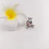 Andy Jewel authentischer Tiger-Charm aus 925er-Sterlingsilber mit Perlen, passend für europäische Schmuckarmbänder im Pandora-Stil, Luxus-Halskette 792135EN80