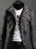 Design Spring Hommes Jacket Stand Collier Personnalité Vestes de base Mens Casual Slim Type Manteau Hombre Invierno Poches Vêtements Vêtements Vêtements